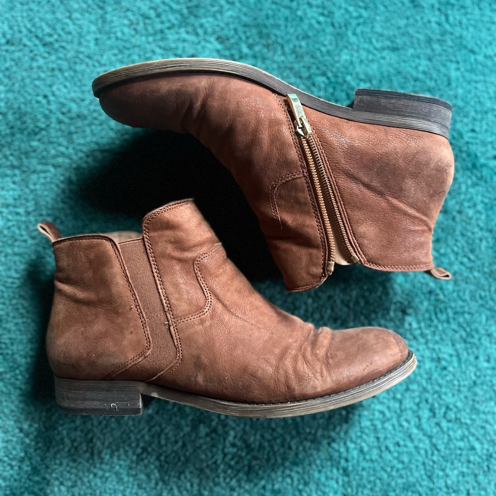 ⭐️Women’s Brown Leather Ankle Boots